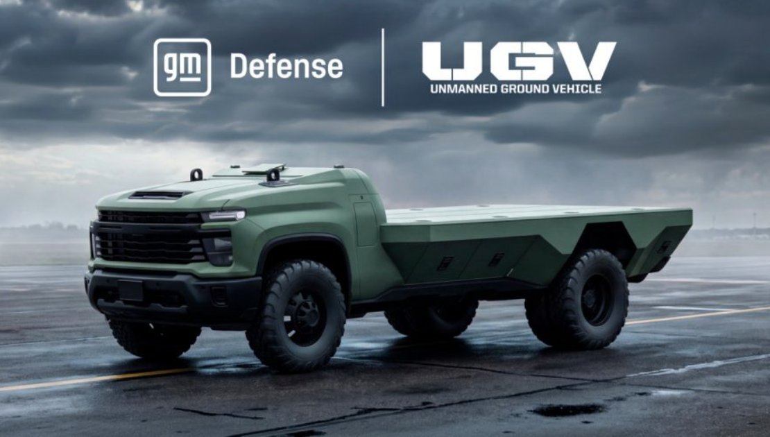 GM Defense基于Silverado 3500HD开发的无人地面概念车